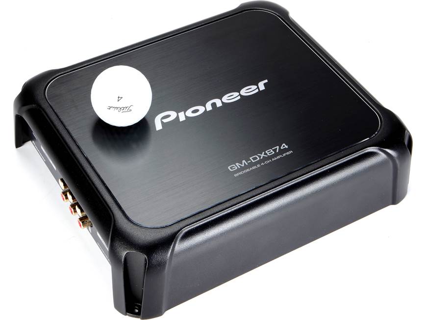 Pioneer GM-DX874 4-channel car amplifier — 100 watts RMS x 4 at