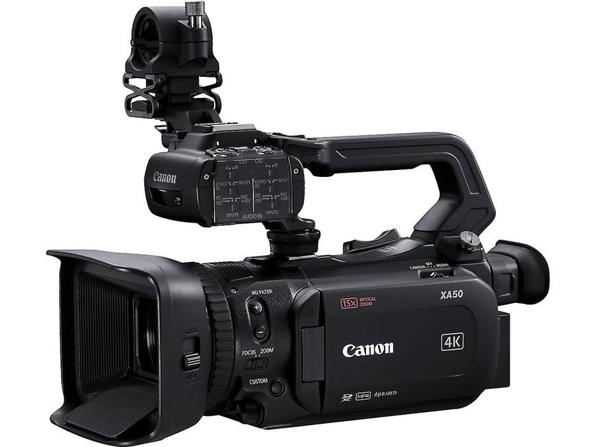 Canon XA50 Professional 4K Ultra HD camcorder at Crutchfield