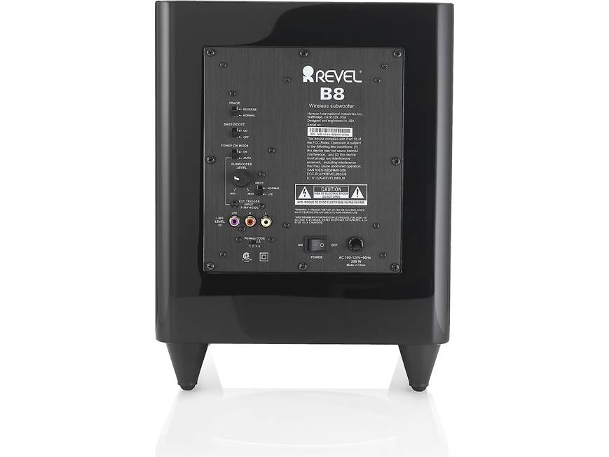 Revel Concerta B8 (High-Gloss Black) Compact wireless powered