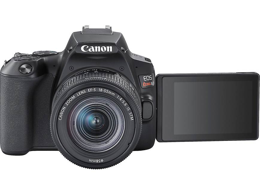 Canon EOS Rebel SL3 Kit (Black) 24.1-megapixel DSLR camera with Wi