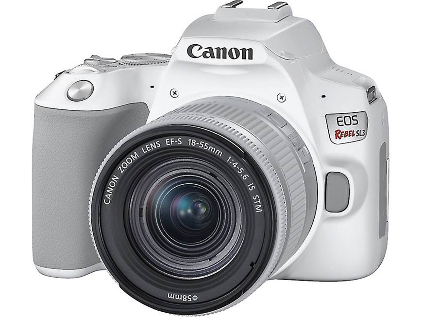 Canon EOS Rebel SL3 Kit (White) 24.1-megapixel DSLR camera with Wi