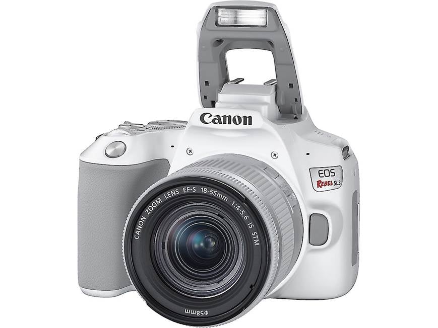 Canon EOS Rebel SL3 Kit (White) 24.1-megapixel DSLR camera with Wi
