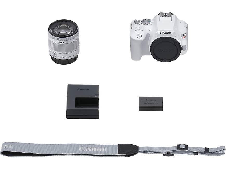 Canon EOS Rebel SL3 Kit (White) 24.1-megapixel DSLR camera with Wi