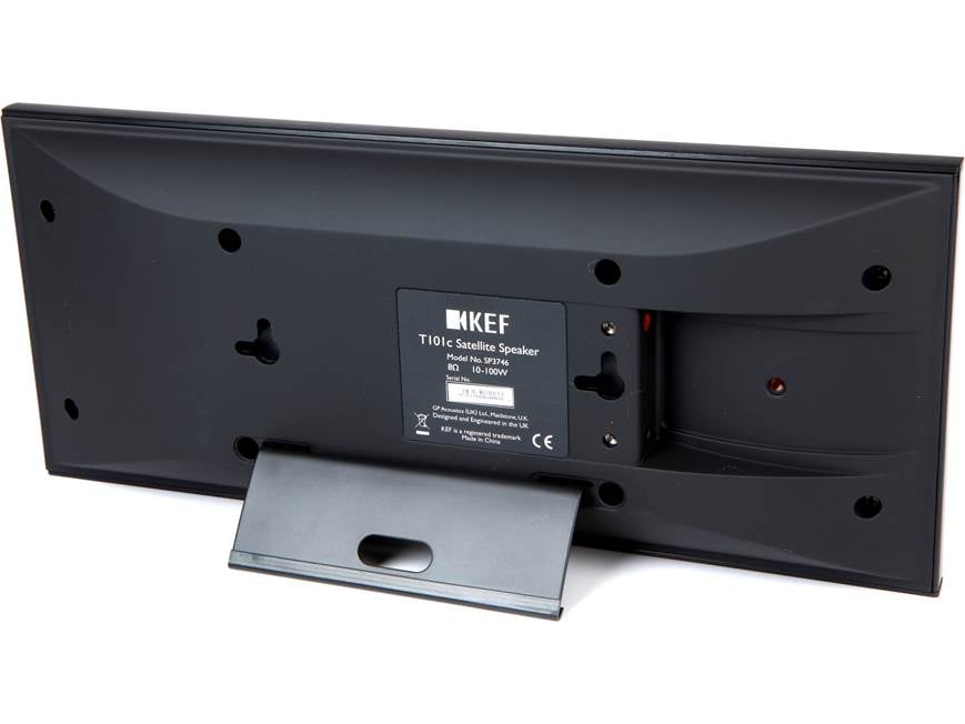 KEF T101C Ultra-thin wall-mountable center channel speaker at
