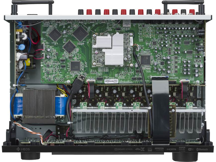 Denon AVR-X1600H 7.2-channel home theater receiver with Wi-Fi