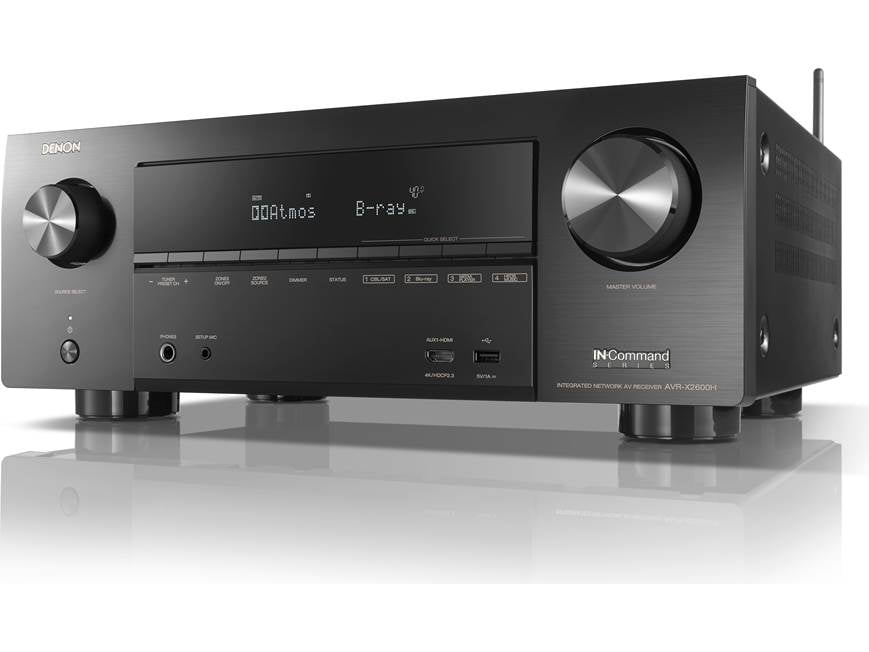 Denon AVR-X2600H (2019 model) 7.2-channel home theater receiver