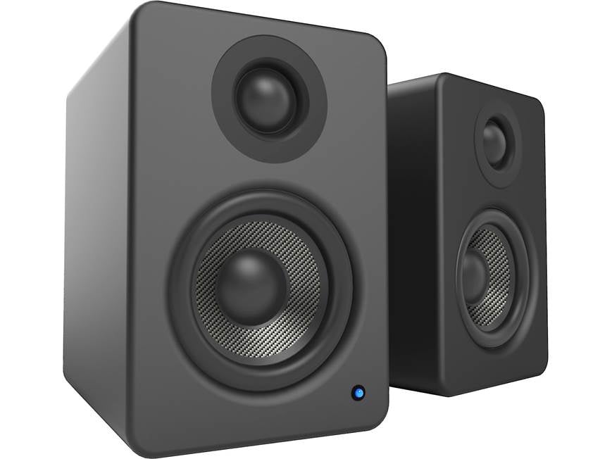 Kanto YU2 (Matte Black) Powered desktop stereo speaker system