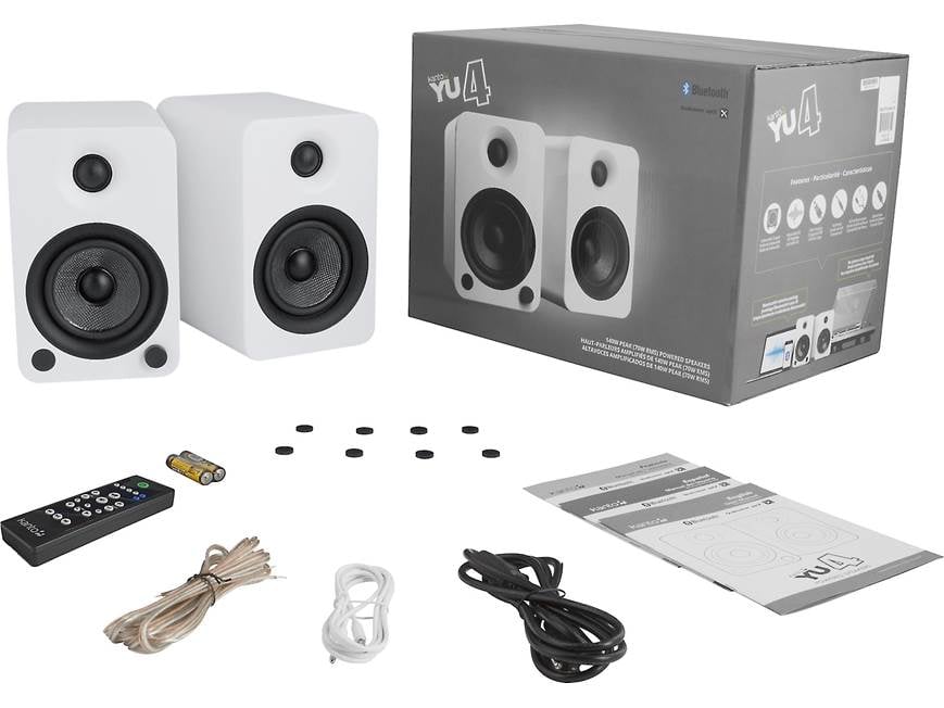 【新品未開封】kanto YU4 ホワイト 2ウェイスピーカー Kanto YU4 (Matte White) Powered stereo speakers with Bluetooth