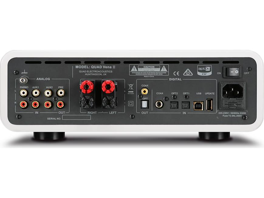 Quad Vena II (Hi-Gloss White) Stereo integrated amplifier with