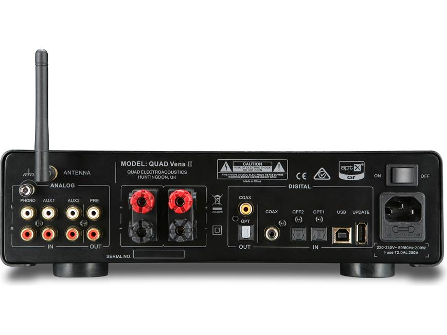 Quad Vena II (Lancaster Grey) Stereo integrated amplifier with