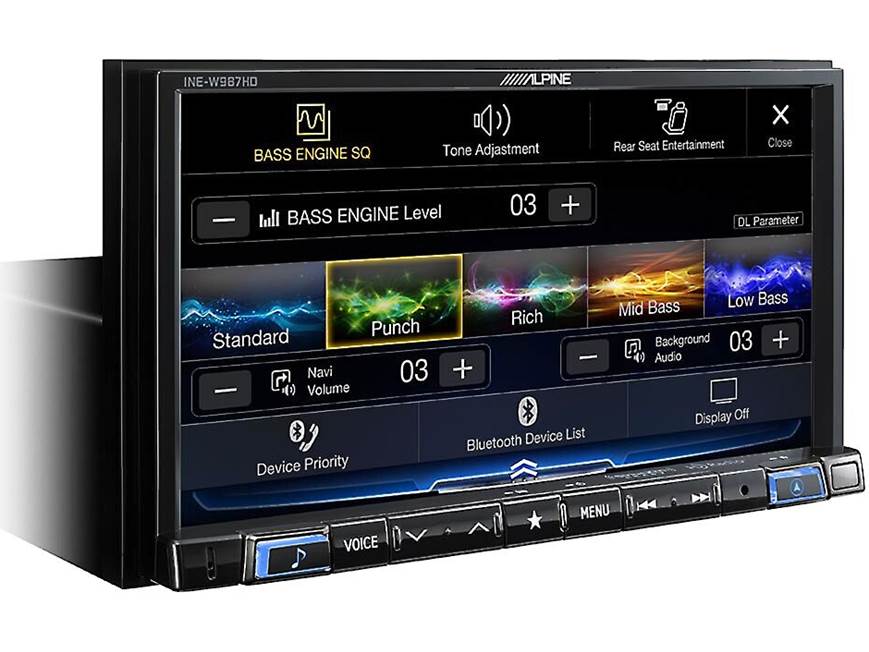 Alpine INE-W987HD Digital media navigation receiver (does not play
