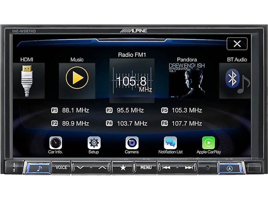 Alpine INE-W987HD Digital media navigation receiver (does not play