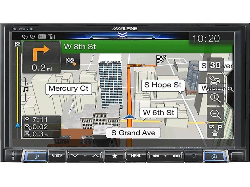 Alpine INE-W987HD Digital media navigation receiver (does not play