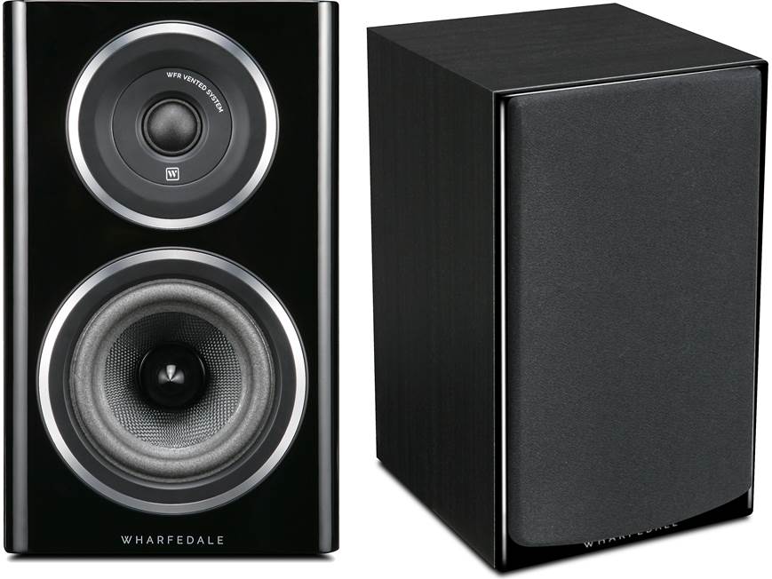 Wharfedale Diamond 11.0 (Black) Bookshelf speakers (Black) at