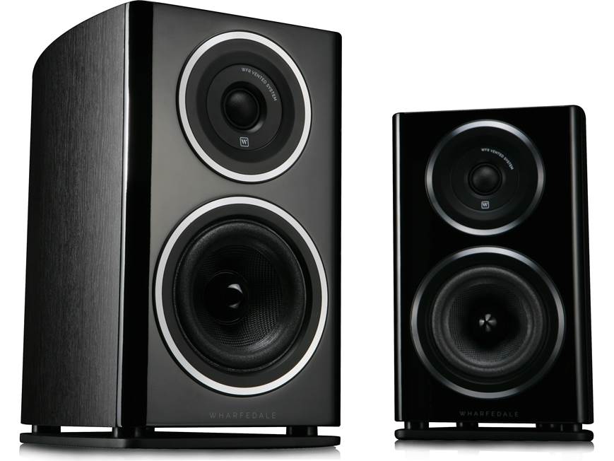Wharfedale Diamond 11.1 (Black) Bookshelf speakers (Black) at