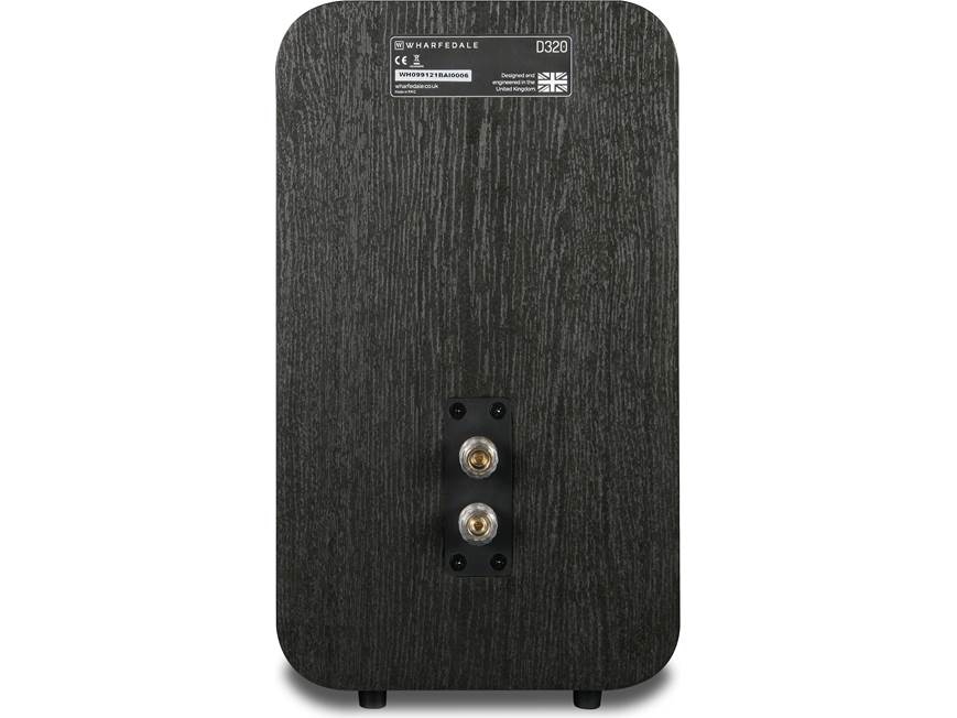 Wharfedale D320 (Black) Bookshelf speakers (Black) at Crutchfield