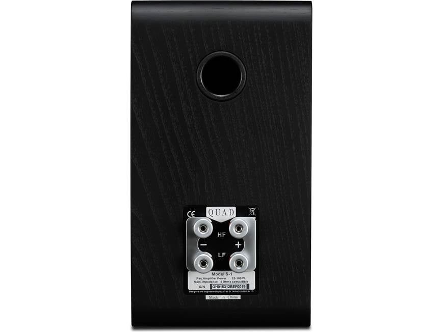 Quad S-1 (Black) Bookshelf speakers (Black) at Crutchfield