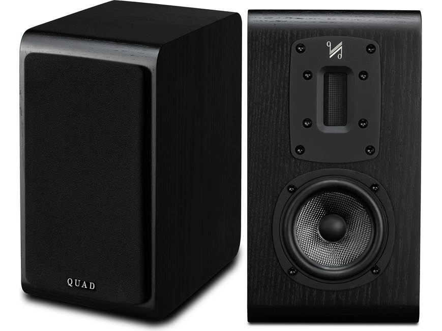 Quad S-2 (Black) Bookshelf speakers (Black) at Crutchfield
