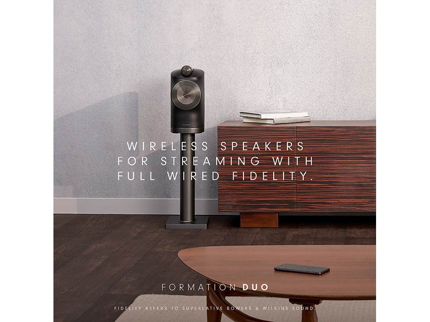Bowers & Wilkins Formation Duo (Black) Wireless powered speaker