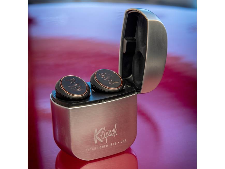 Klipsch T5 True Wireless (with silver case) In-ear Bluetooth