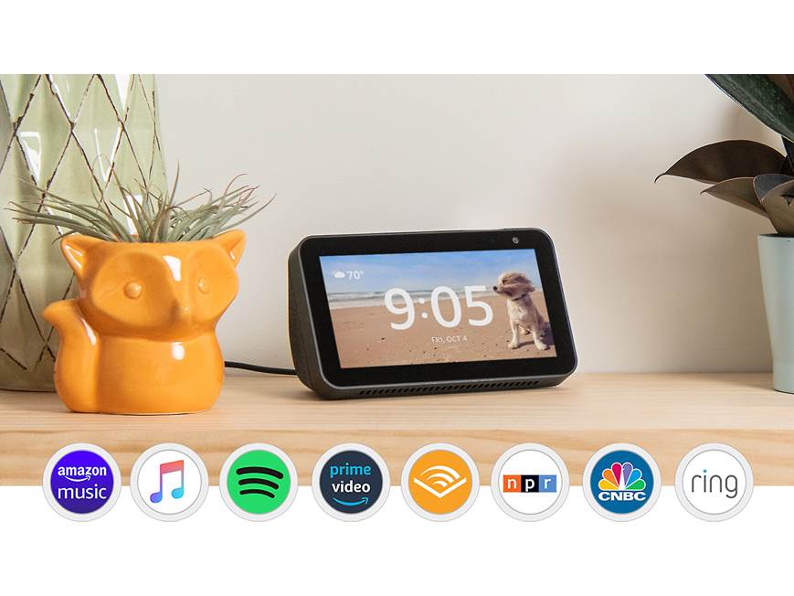 Amazon Echo Show 5 (Charcoal) Compact smart display with Amazon