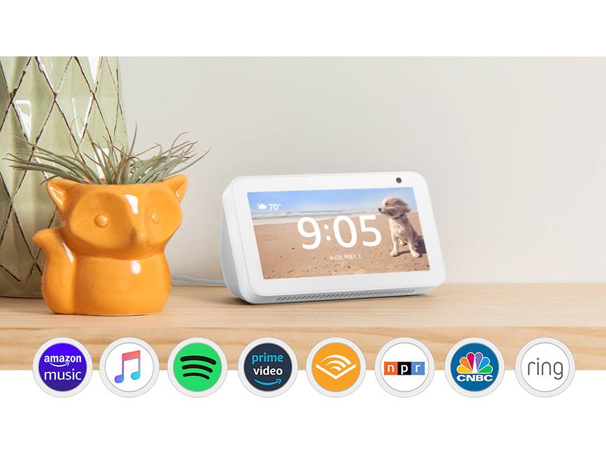 Amazon Echo Show 5 (Sandstone) Compact smart display with Amazon