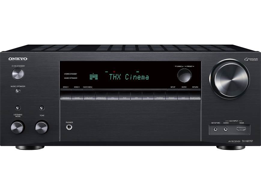 Onkyo TX-NR797 (2019 model) 9.2-channel home theater receiver with Onkyo TX-NR797 (2019 model) 9.2-channel home theater receiver with
