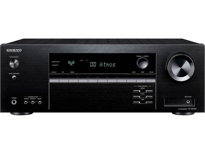 Onkyo TX-SR393 (2019 model) 5.2-channel home theater receiver with