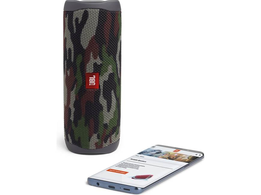 JBL FLIP5 ワイヤレススピーカー 本体 カモフラージュ柄 ケース付 JBL Flip 5 (Camo) Waterproof portable Bluetooth® speaker (Camo) at