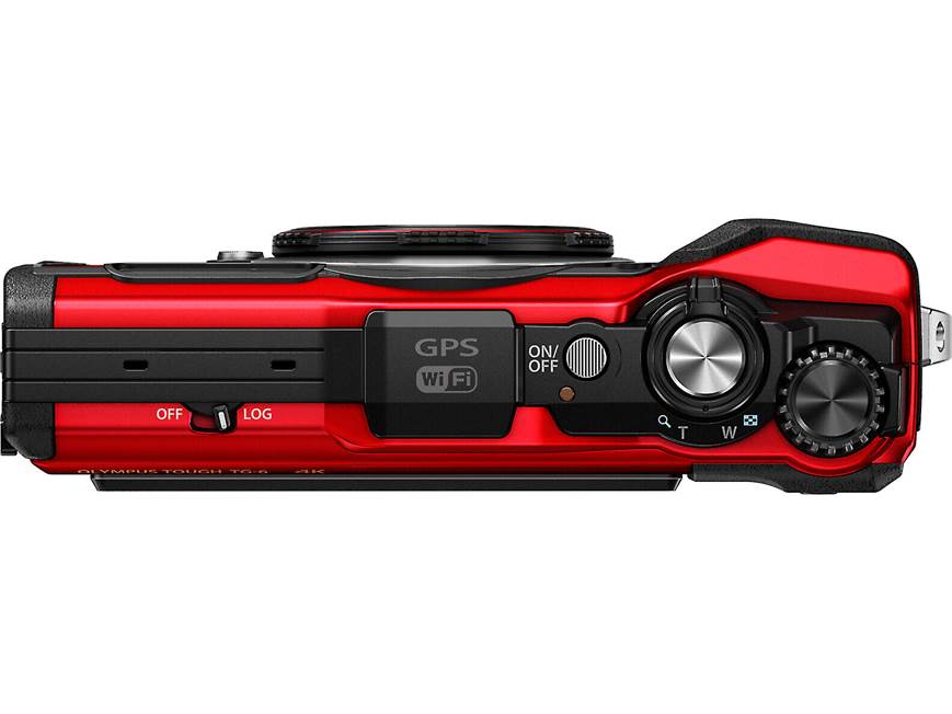 Olympus Tough TG-6 (Red) 12-megapixel waterproof 4K camera with 4X