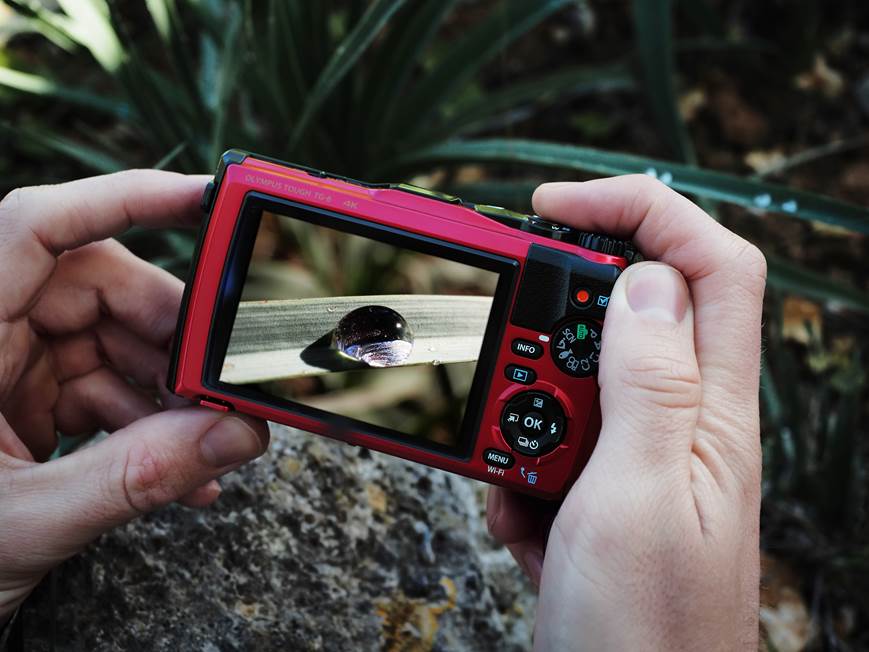 Olympus Tough TG-6 (Red) 12-megapixel waterproof 4K camera with 4X