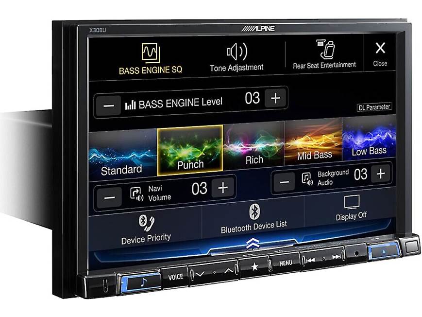 Alpine X308U Digital multimedia navigation receiver with 8