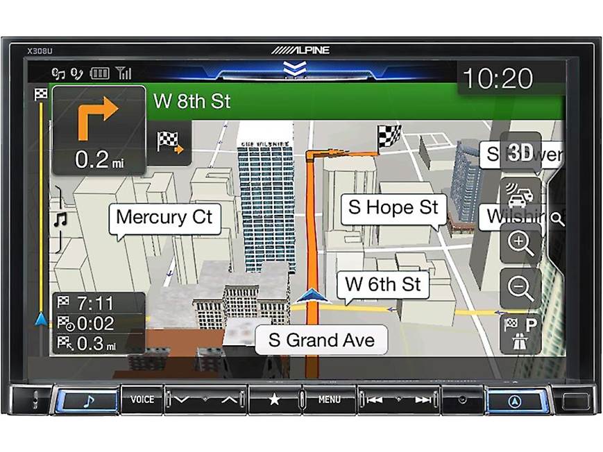 Alpine X308U Digital multimedia navigation receiver with 8