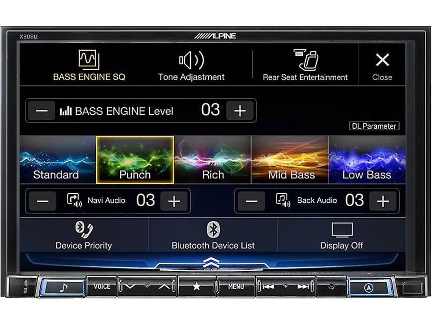 Alpine X308U Digital multimedia navigation receiver with 8