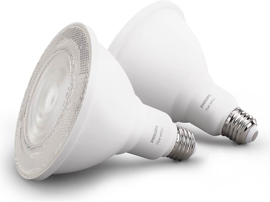 Philips Hue PAR38 Outdoor (2-pack) Smart white LED floodlight bulb