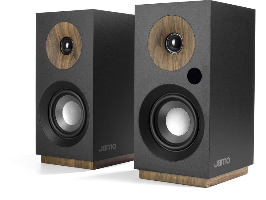 Jamo S 801 PM (Black) Powered bookshelf speakers with Bluetooth