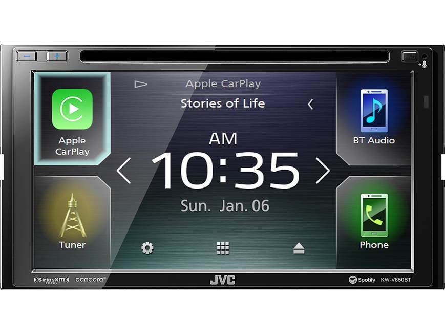 JVC KW-V85BT DVD receiver at Crutchfield
