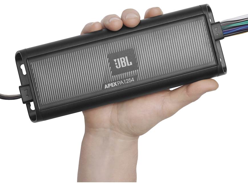 JBL Apex PA1254 Compact 4-channel powersports amplifier — 75 watts