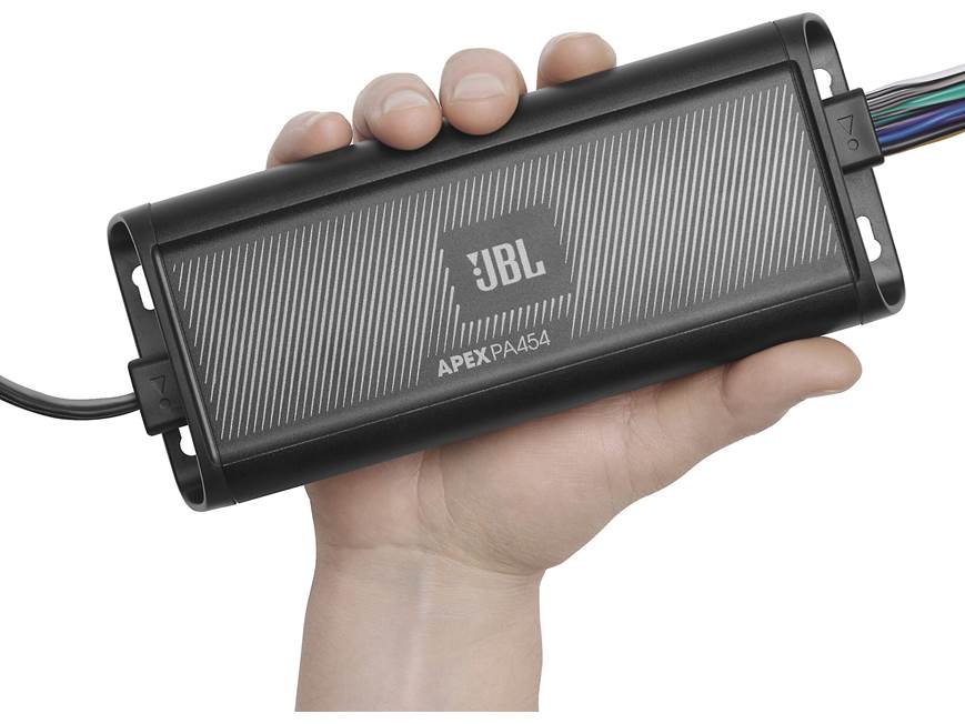 JBL Apex PA454 Compact 4-channel powersports amplifier — 45 watts