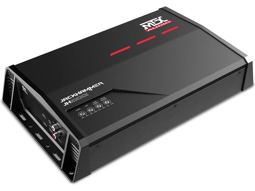 MTX JackHammer JH10001 Mono subwoofer amplifier — 1,100 watts RMS