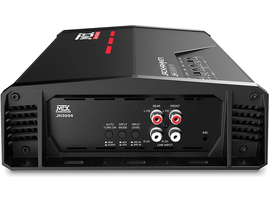 MTX JackHammer JH3004 4-channel car amplifier — 60 watts RMS x 4