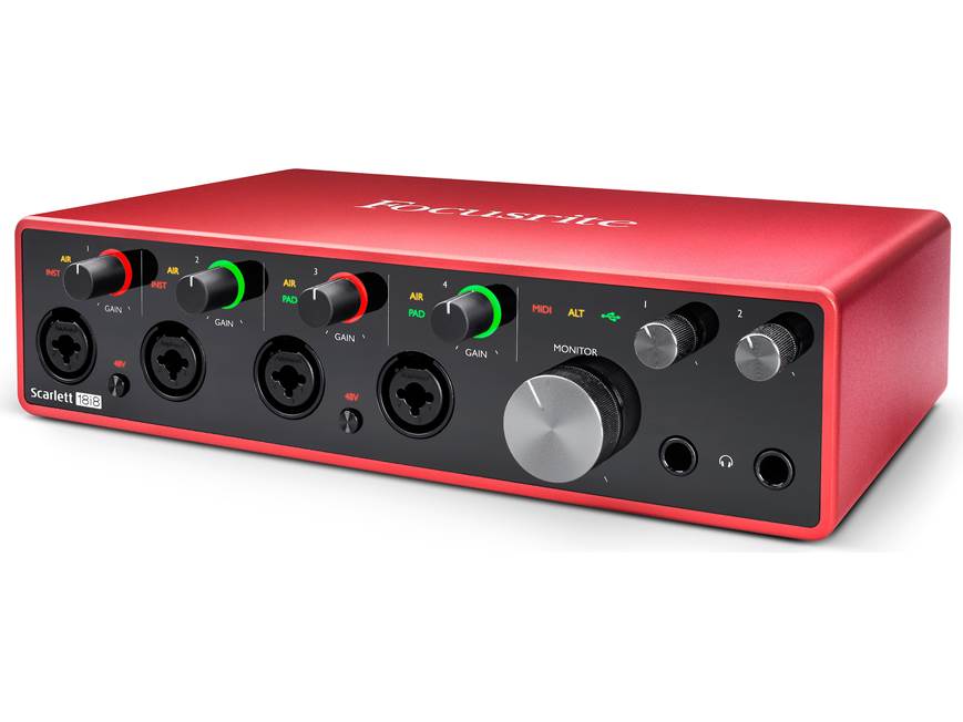 Focusrite Scarlett 18i8 (3rd Generation) USB 2.0 (Type-C) audio