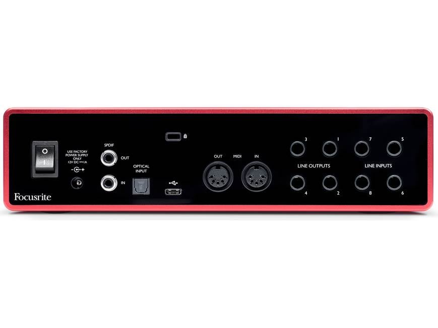 Focusrite Scarlett 18i8 (3rd Generation) USB 2.0 (Type-C) audio