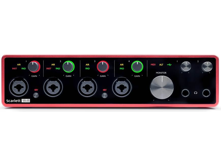 Focusrite Scarlett 18i8 (3rd Generation) USB 2.0 (Type-C) audio
