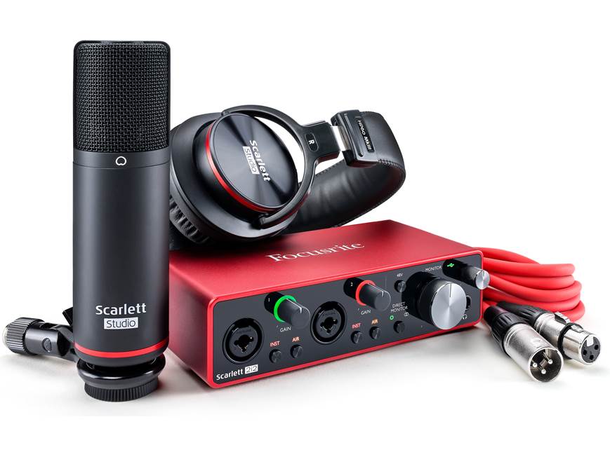 Focusrite Scarlett 2i2 Studio (3rd Generation) Home recording