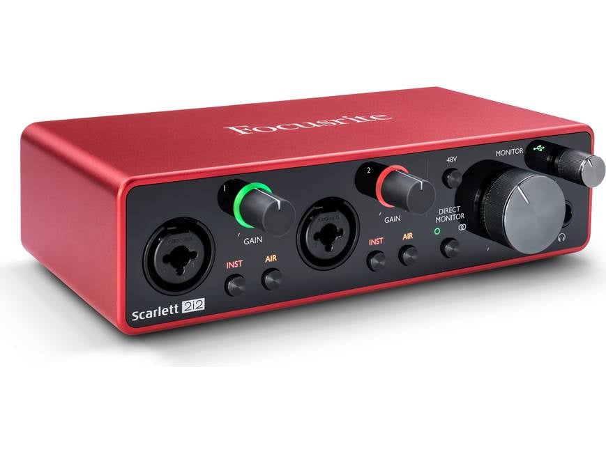 Focusrite Scarlett 2i2 Studio (3rd Generation) Home recording