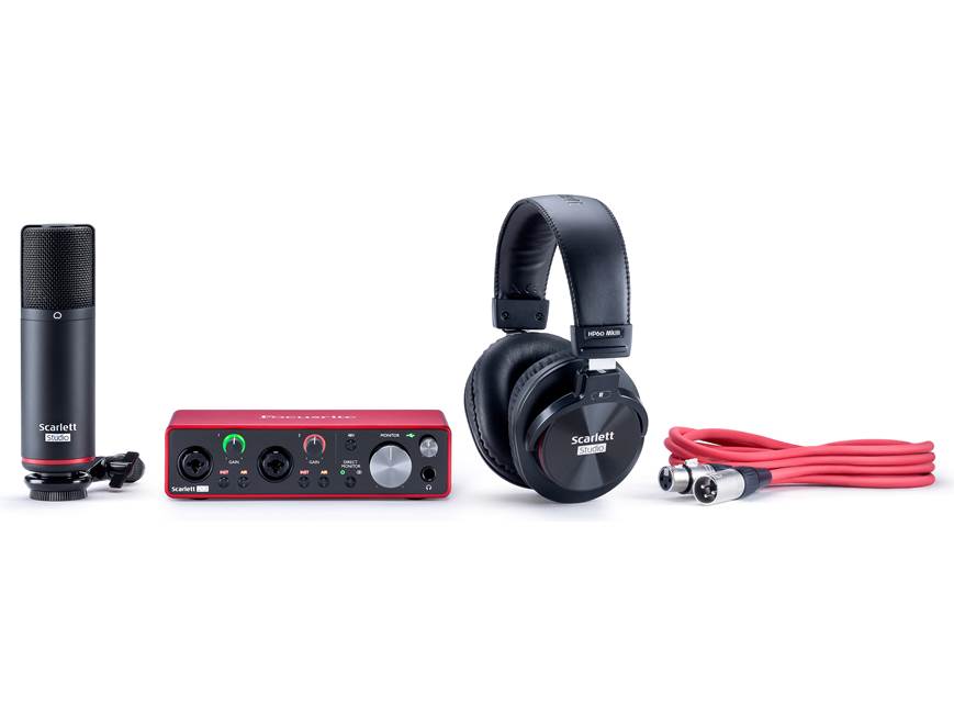 Focusrite Scarlett 2i2 Studio (3rd Generation) Home recording