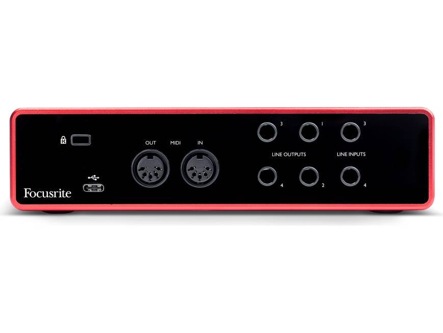 Focusrite Scarlett 4i4 (3rd Generation) USB 2.0 (Type-C) audio