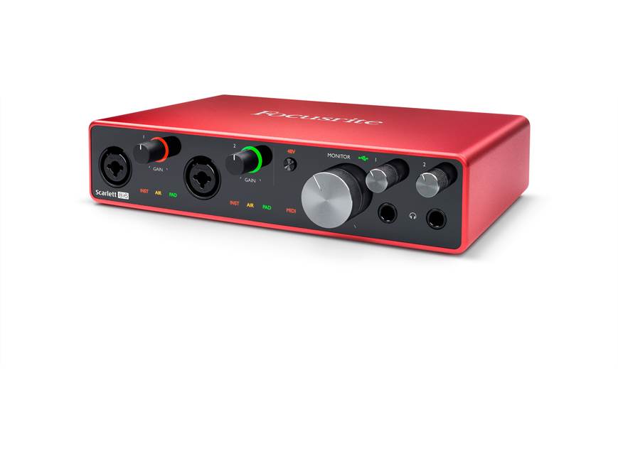 Focusrite Scarlett 8i6 (3rd Generation) USB 2.0 (Type-C) audio