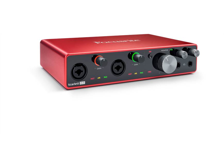 Focusrite Scarlett 8i6 (3rd Generation) USB 2.0 (Type-C) audio
